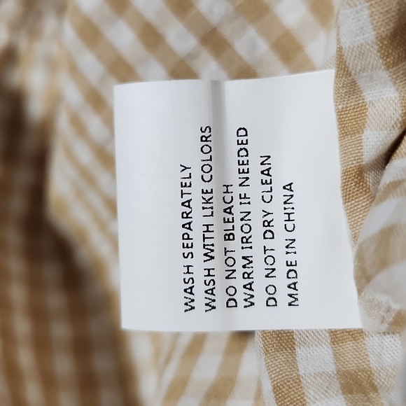 CCTOO Women's Yellow  Button-Down Dress Size L. - Picture 8 of 13